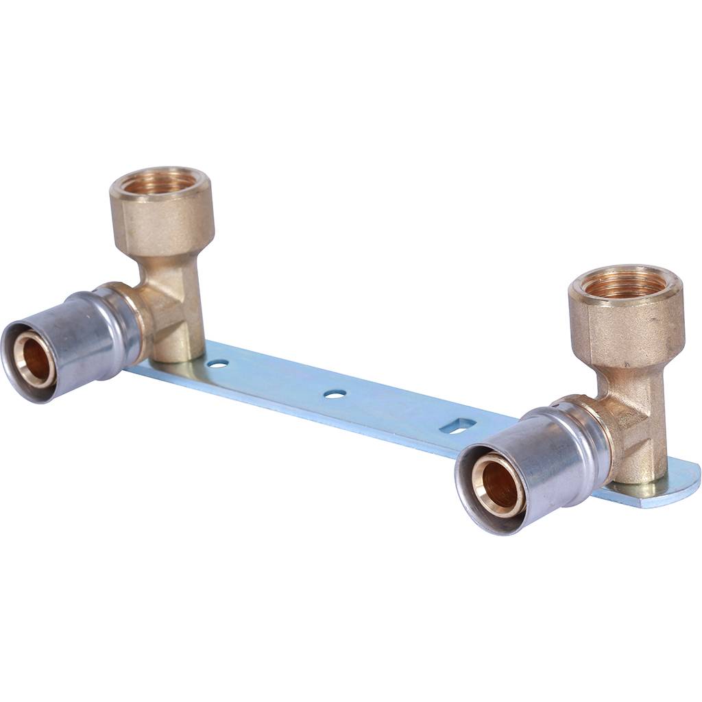 Настенный комплект для смесителя STOUT 1/2 x20 для металлопластиковых труб прессовой. Фото 1