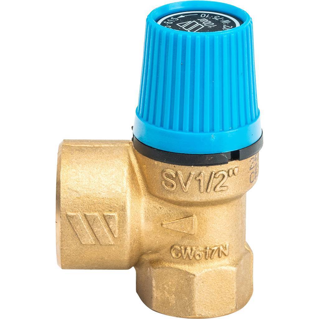 Предохранительный клапан для систем водоснабжения Watts SVW 10 1/2 10 бар. Фото 2
