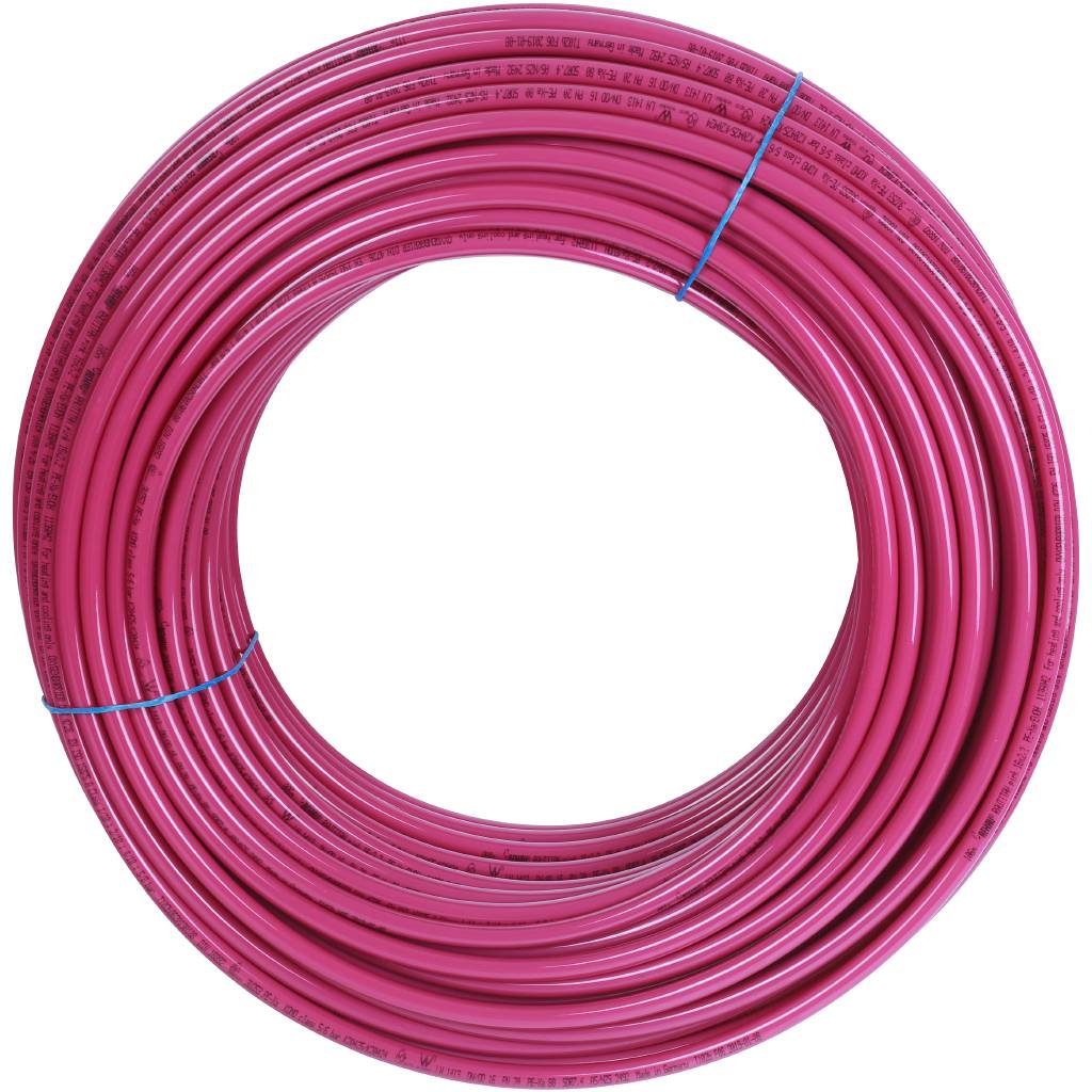 РЕХАУ RAUTITAN PEX pink труба отопительная 16х2,2 мм, бухта 120 м из сшитого полиэтилена. Фото 1