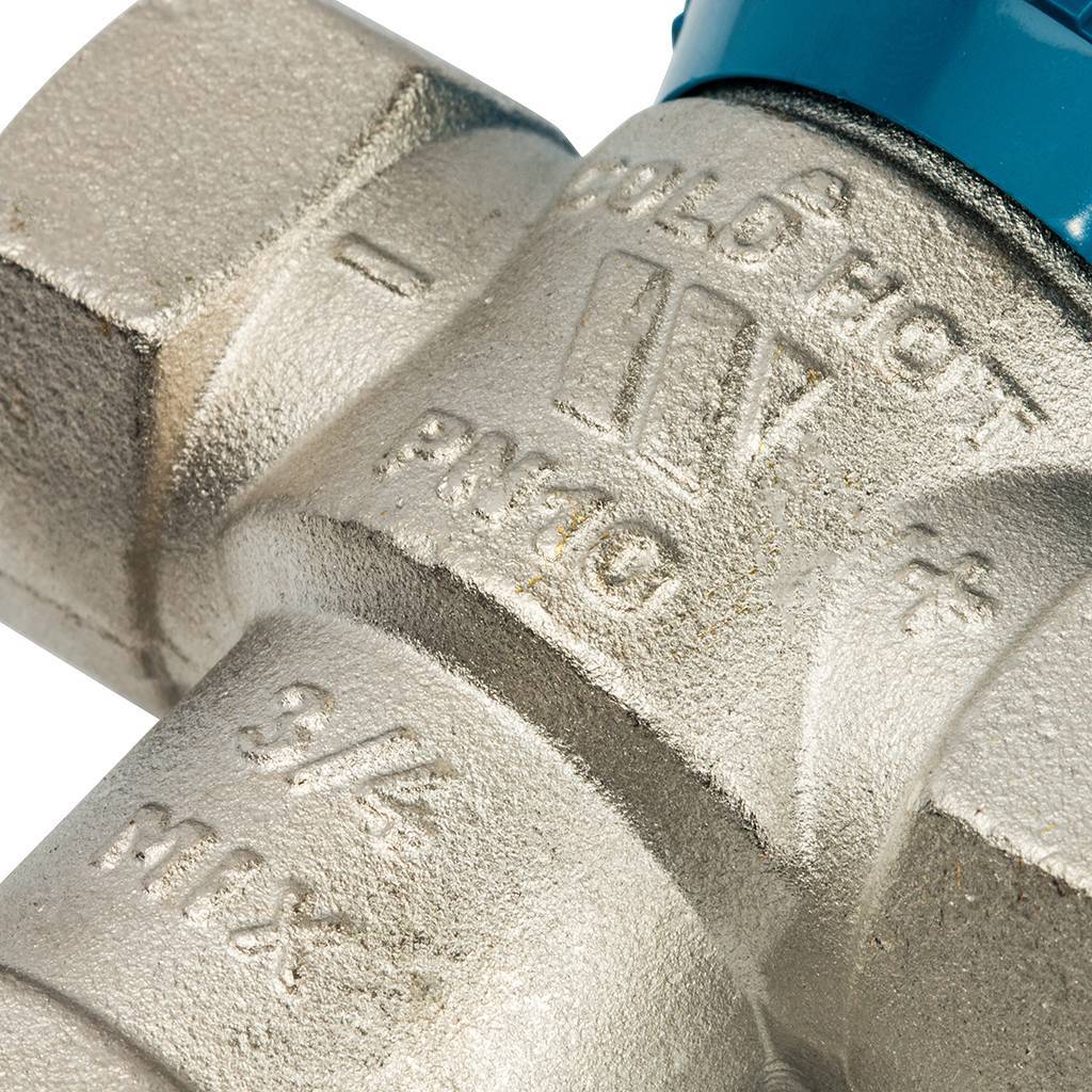 Термостатический смеситель Watts 3/4'' BH AQUAMIX (25-50*C). Фото 3