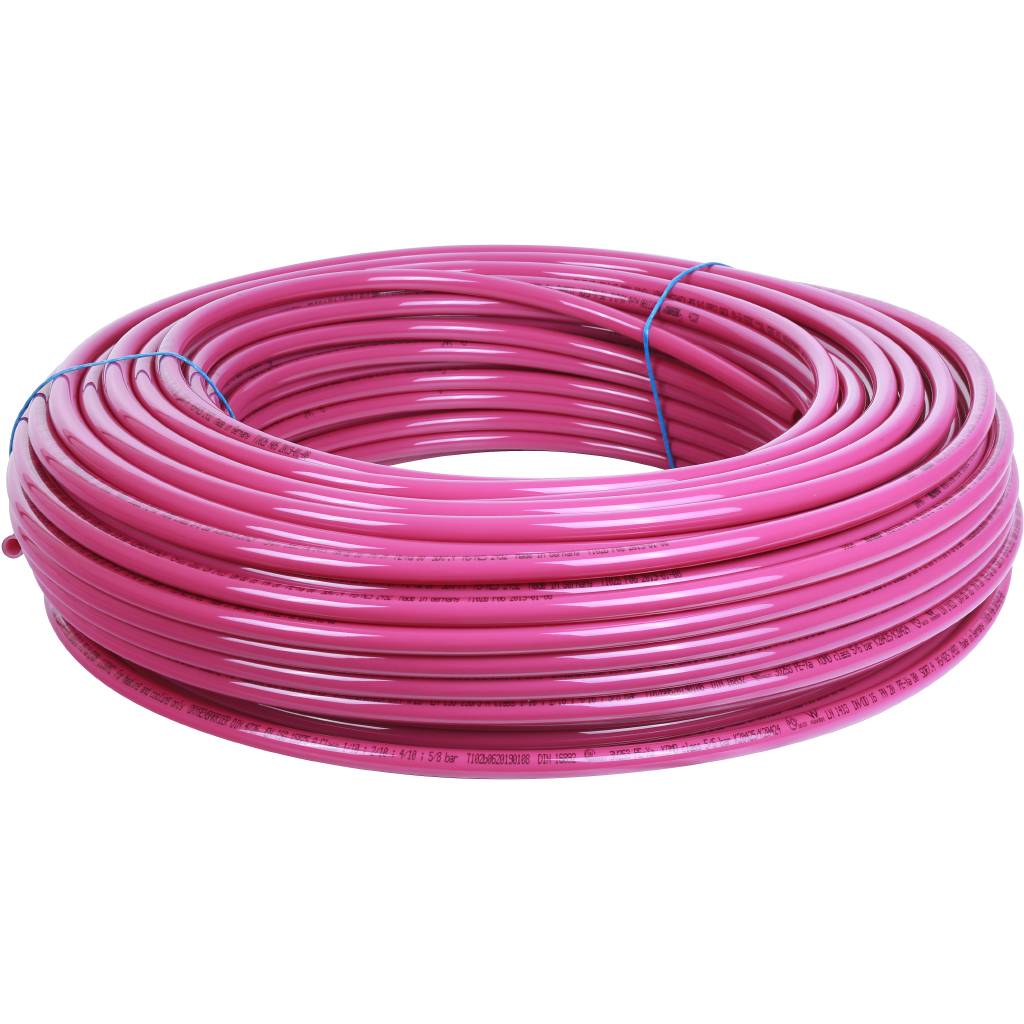 РЕХАУ RAUTITAN PEX pink труба отопительная 16х2,2 мм, бухта 120 м из сшитого полиэтилена. Фото 0