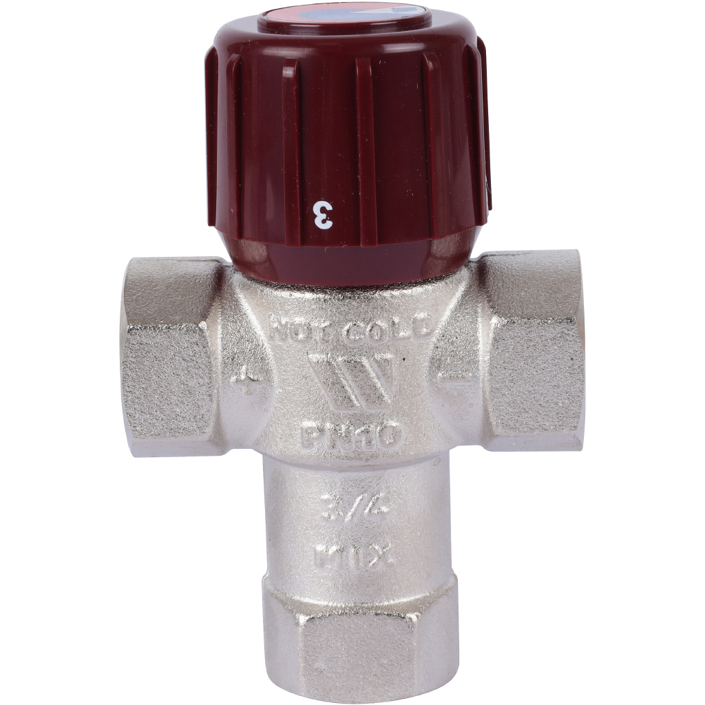 Термостатический смесительный клапан Watts AM6110C34 3/4 AQUAMIX 32-50C. Фото 2