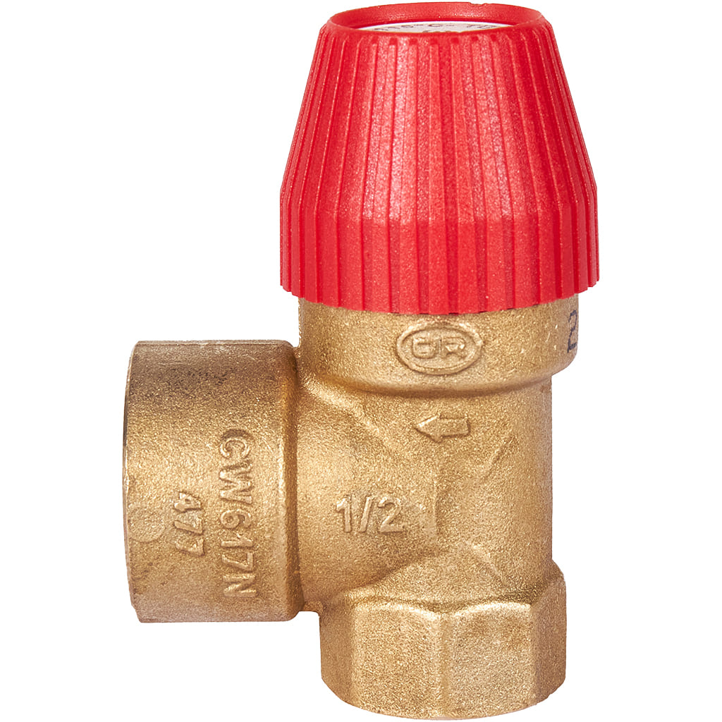 Клапан предохранительный для отопления STOUT 3 бар 1/2x3/4 (477.132). Фото 1