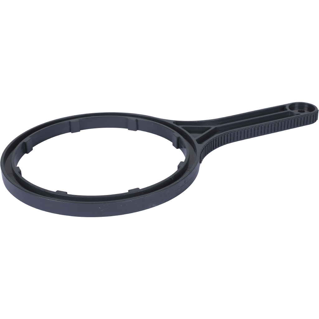 Корпус 10ВВ AquaFilter AQM вход 1  FH10B1-B-WB фильтр в сборе (колба, ключ, кронштейн, манометр) без картриджа. Фото 6