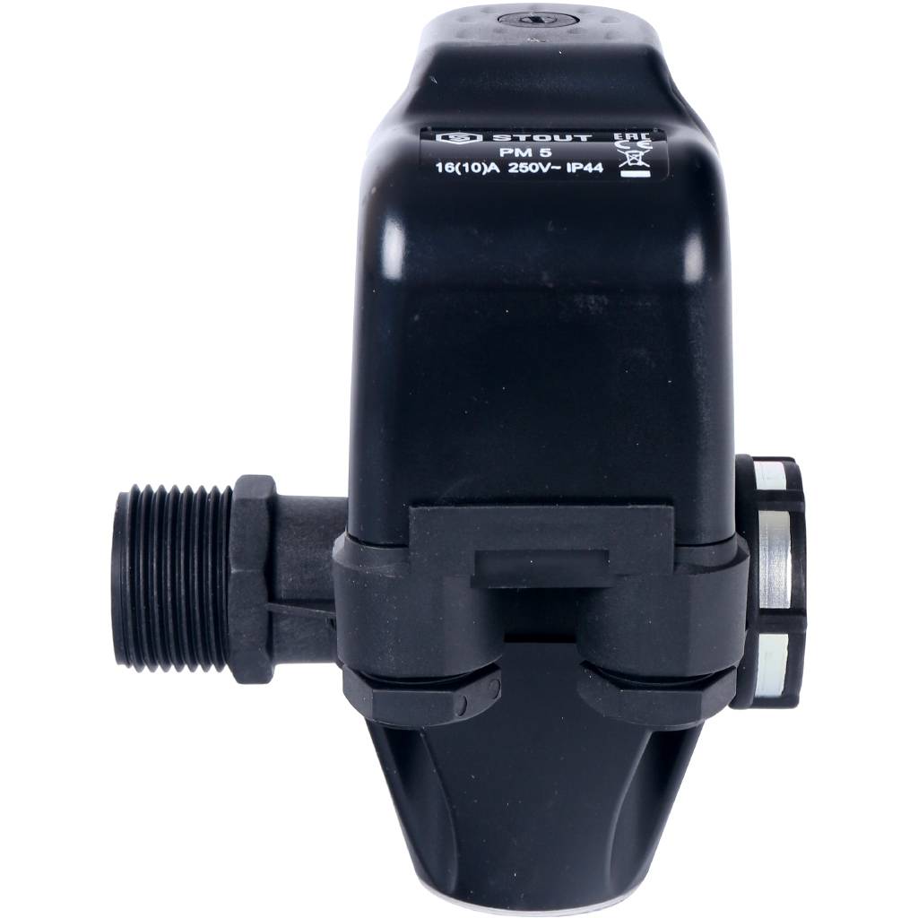 Реле давления STOUT SCS-0001 для водоснабжения со встроенным манометром PM5-3W, 1-5 бар. Фото 7