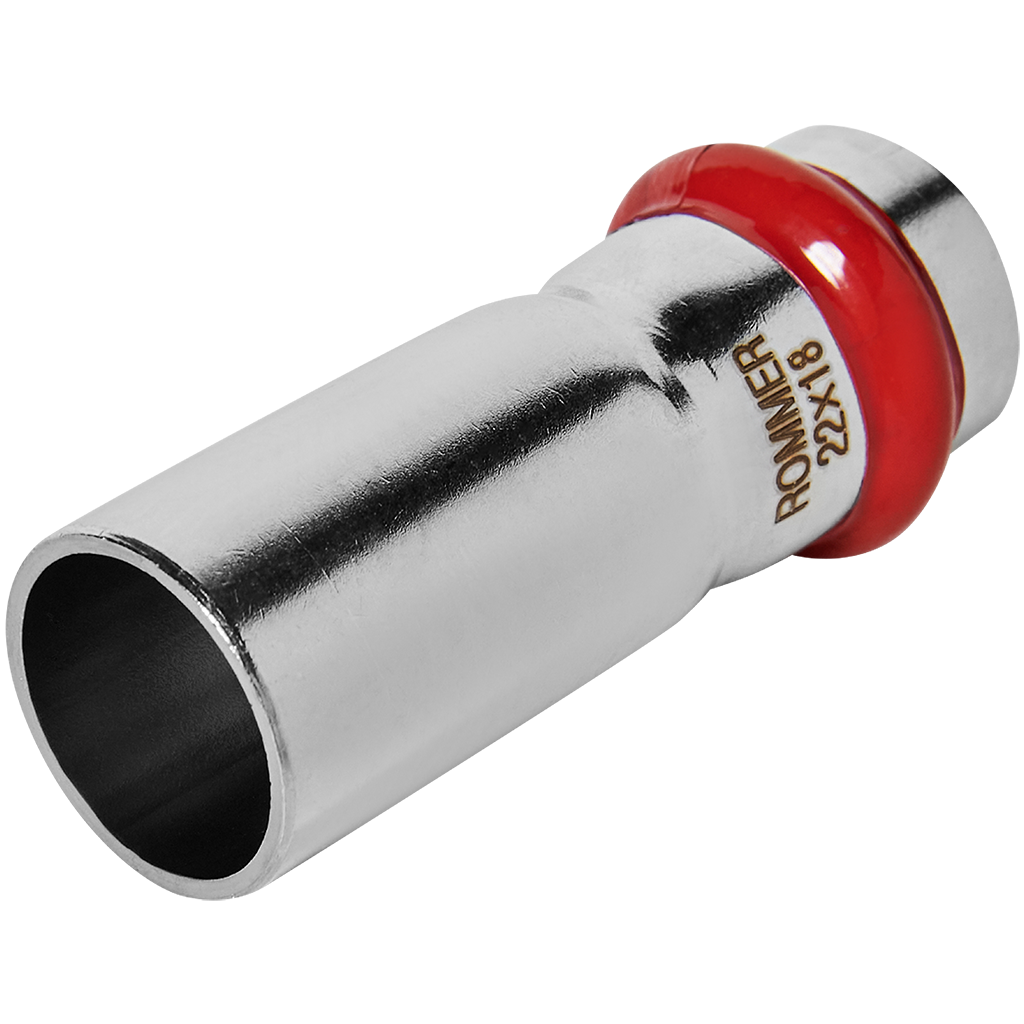 RSS-0020-002218 ROMMER Муфта переходная НПр-ВПр, 22х18, из нержавеющей стали прессовой