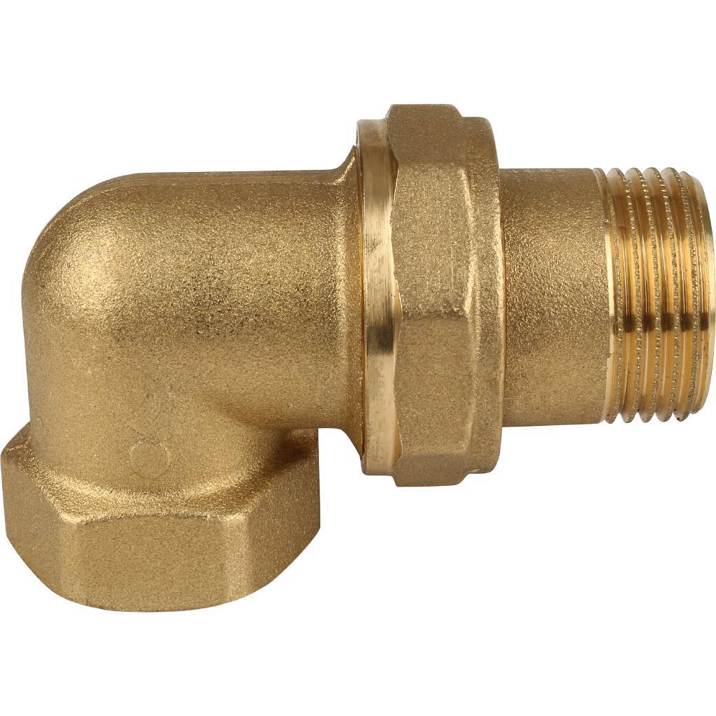 Соединитель угловой латунный Itap 152 1 «американка». Фото 3