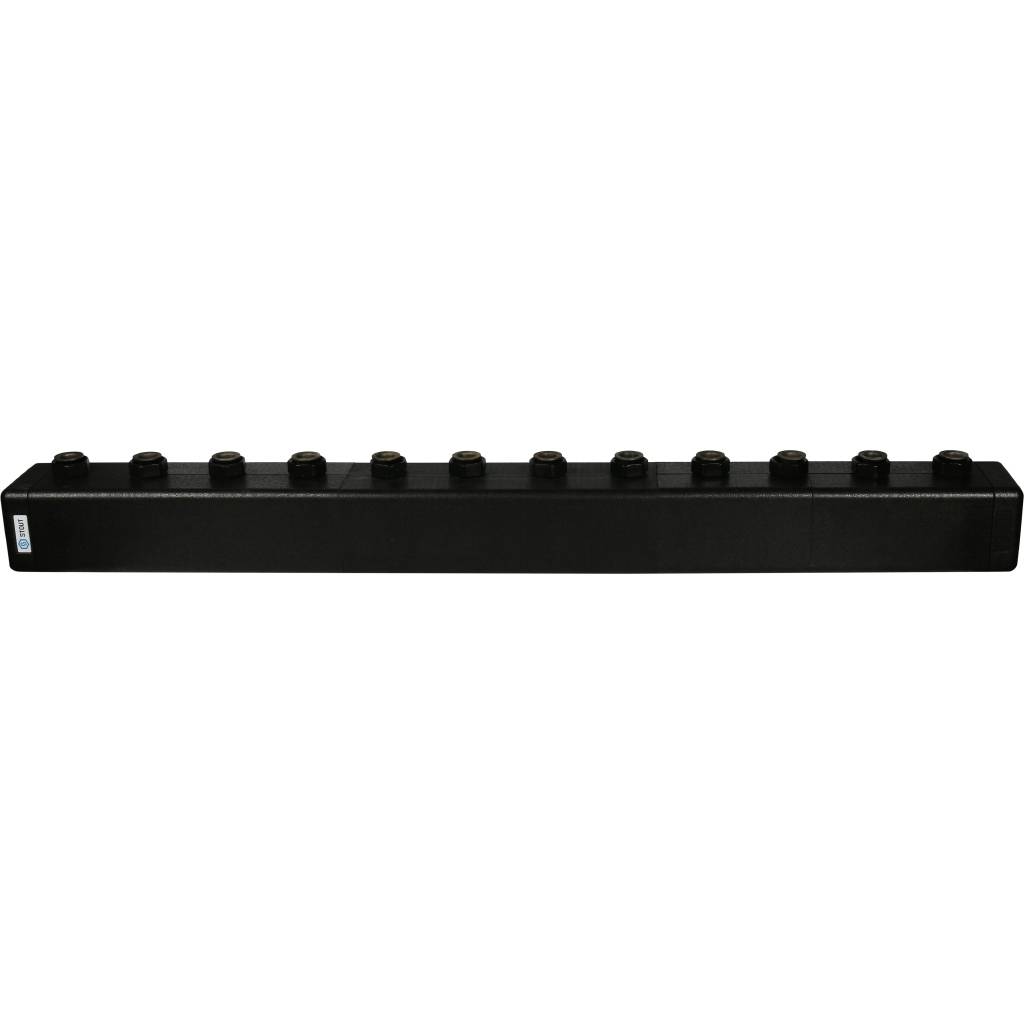 Стальной распределительный коллектор STOUT SDG-0016 5 отопительных контуров, в теплоизоляции DN 25. Фото 1