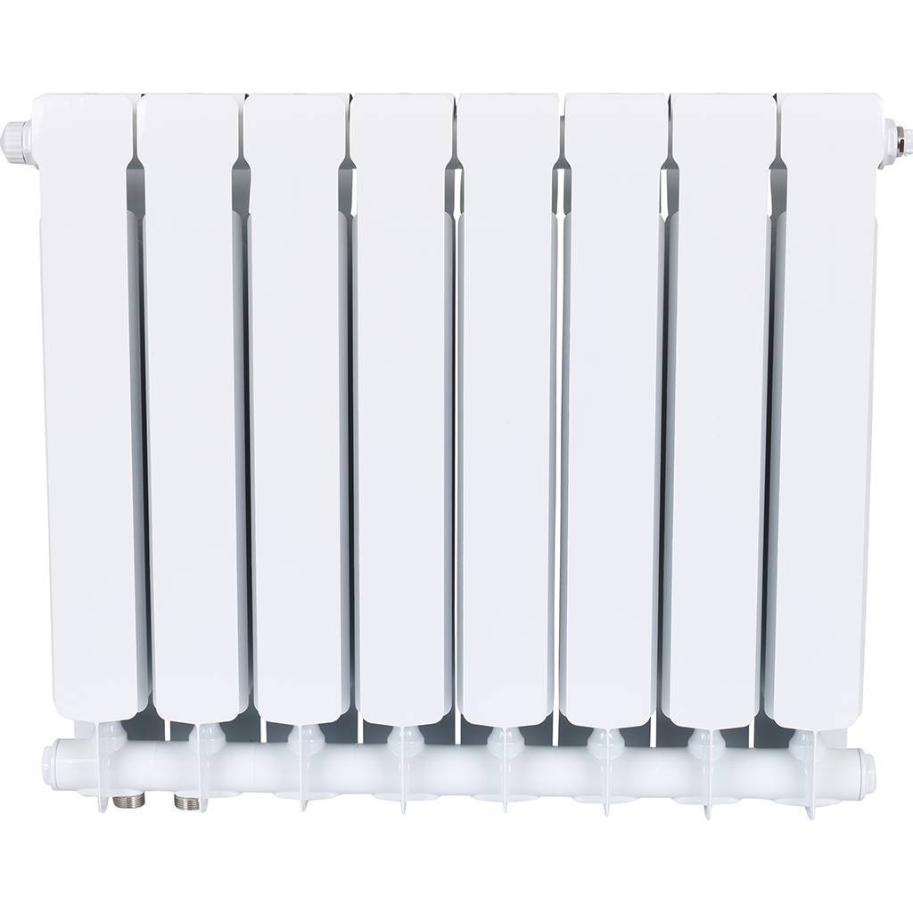 Радиатор биметаллический RIFAR BASE VENTIL 500 BVR 7 секций нижнее правое подключение (белый RAL 9016). Фото 2