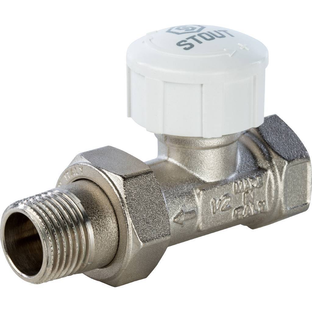 Клапан термостатический STOUT прямой 1/2