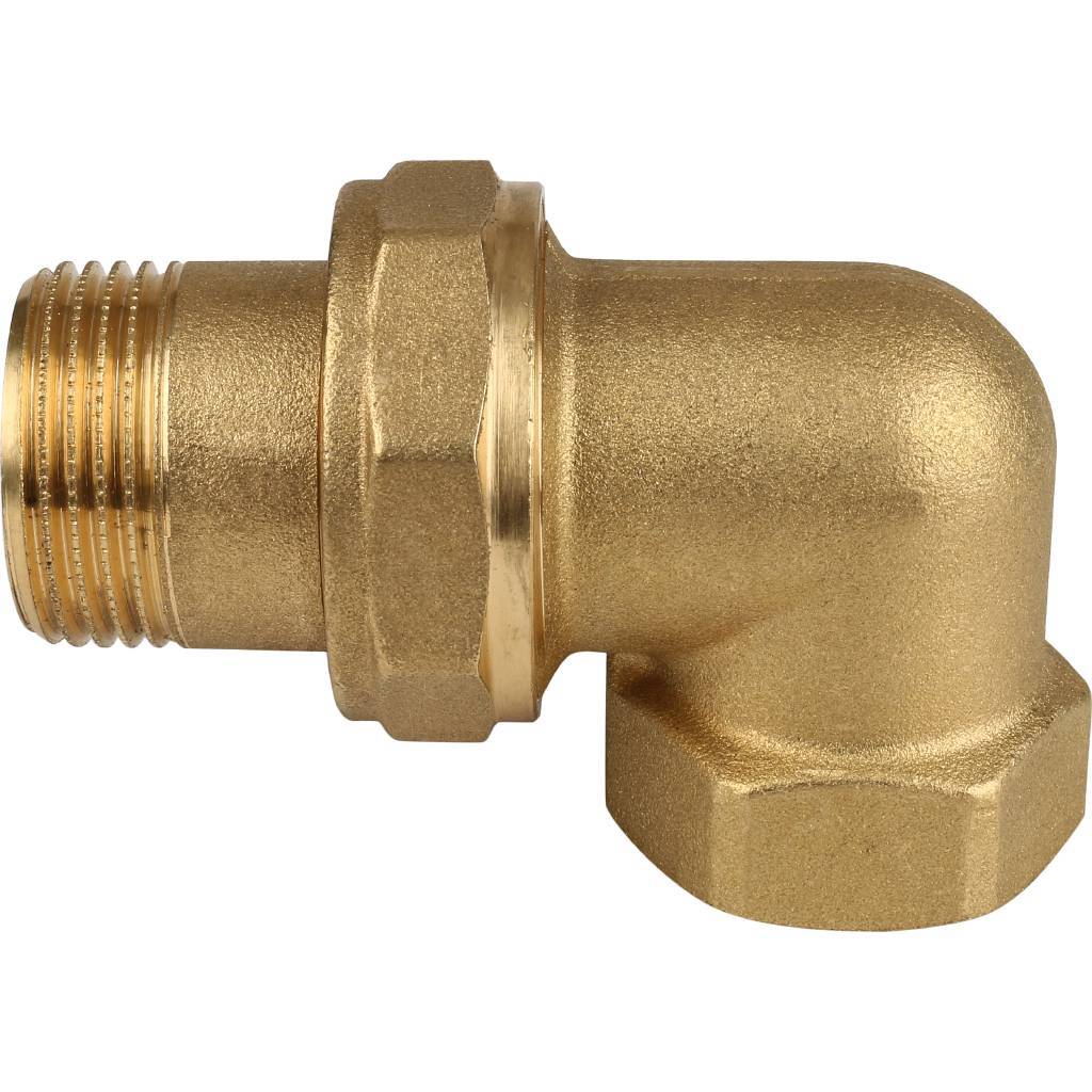 Соединитель угловой латунный Itap 152 1 «американка». Фото 5