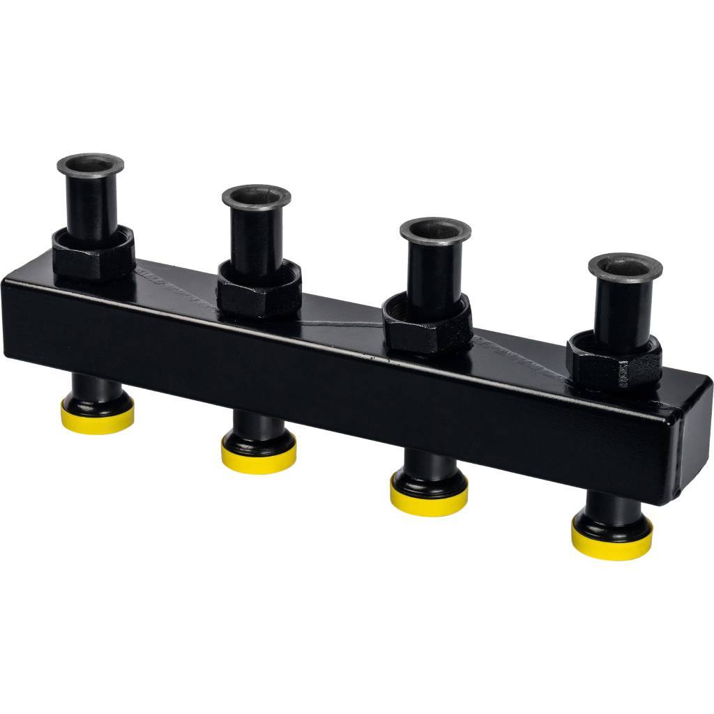 Стальной распределительный коллектор STOUT SDG-0017 2(3) отопительных контура, в теплоизоляции DN 25. Фото 3