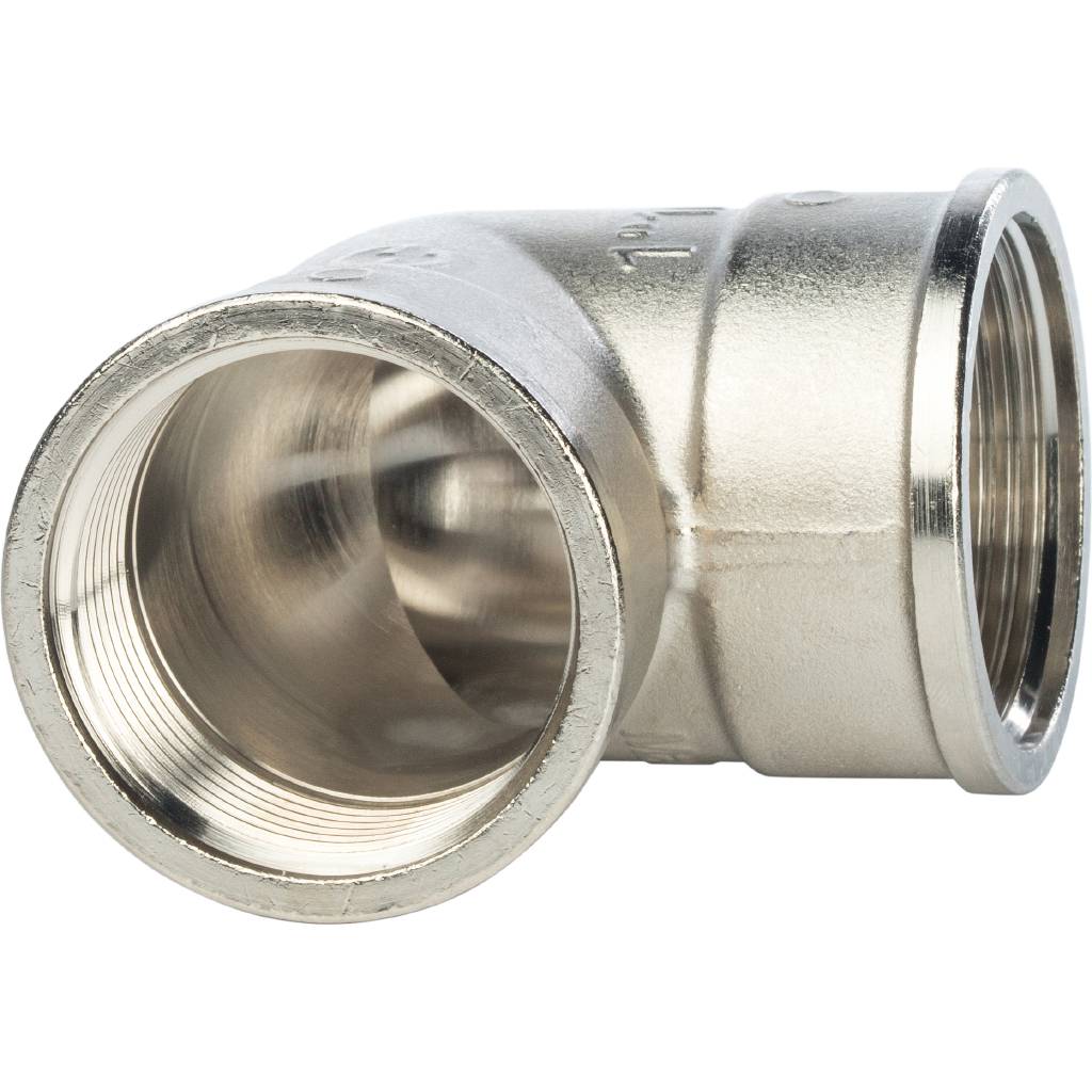 Угольник STOUT ВВ никелированный 1 1/4. Фото 2