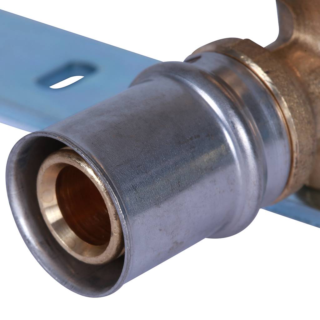 Настенный комплект для смесителя STOUT 1/2 x20 для металлопластиковых труб прессовой. Фото 7