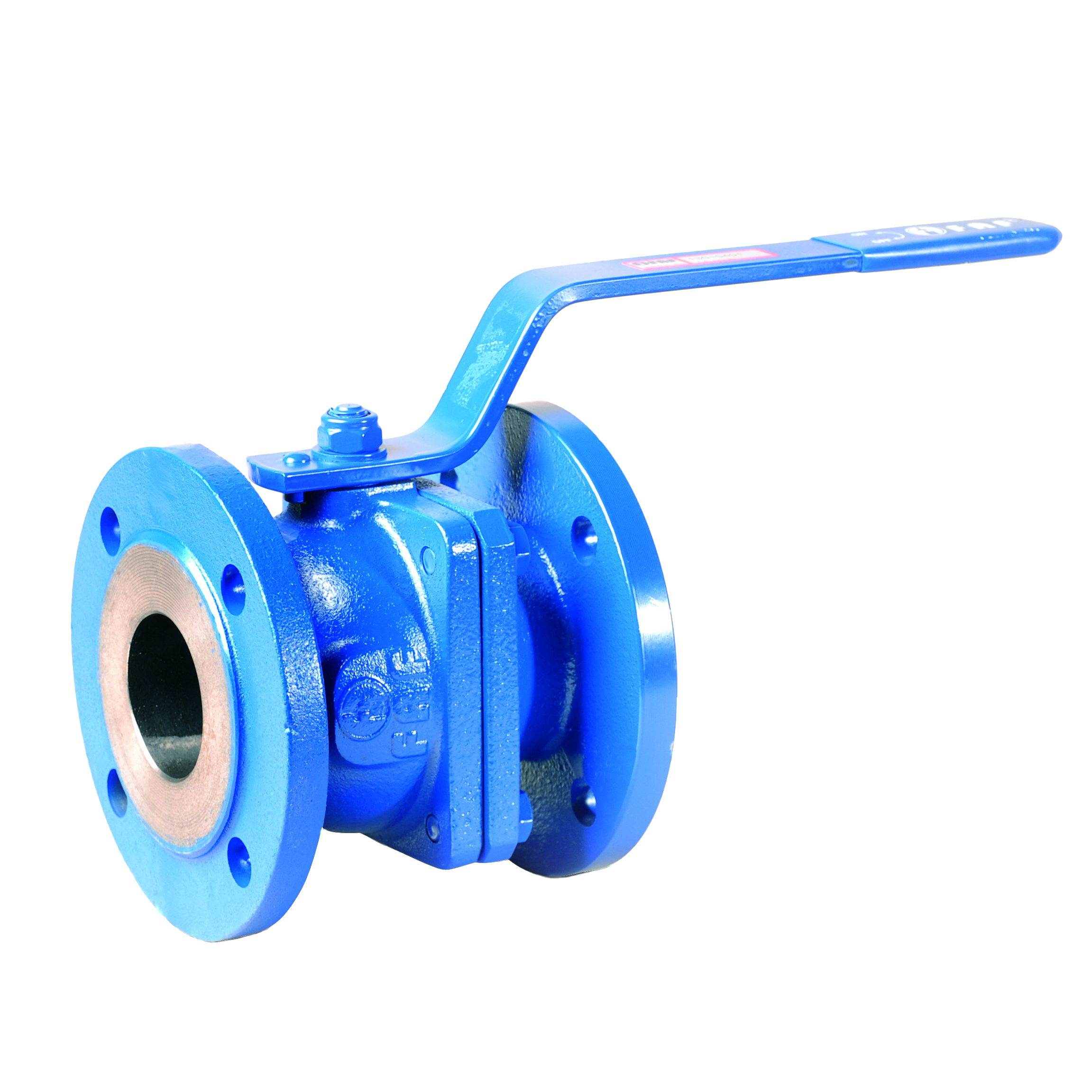 Кран шаровой фланцевый полнопроходной FAF Valve 1100 (FAF Valve 1220) Ду 100, Ру 16 с рукояткой