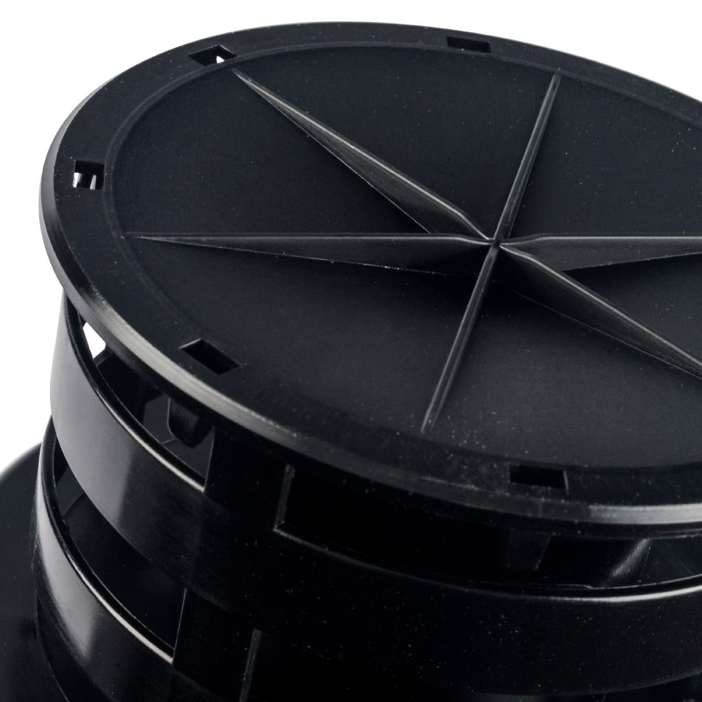 Финальный элемент дымохода STOUT DN60/100 вертикальный утепленный, 1000 мм, адаптер в комплекте. Фото 2