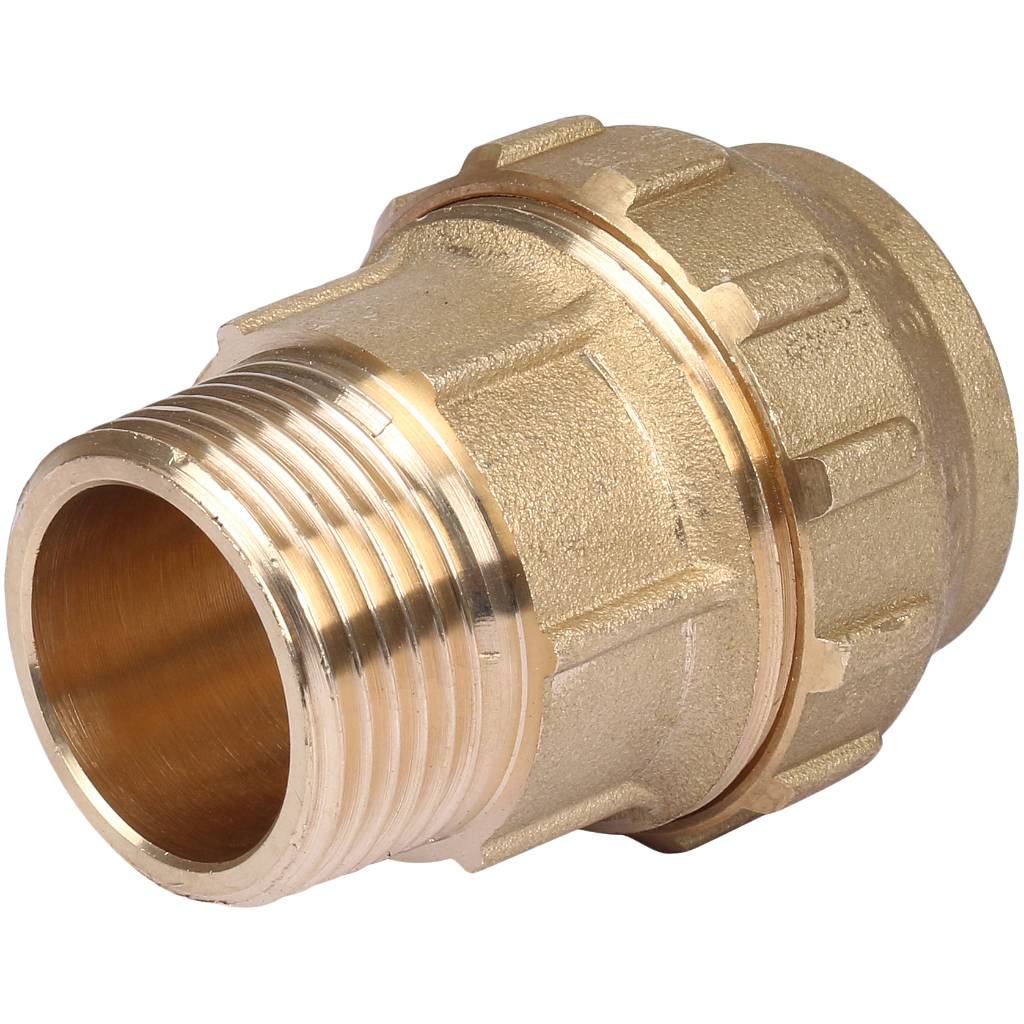 Муфта TIEMME с наружной резьбой 32х1 для труб ПНД винтовой