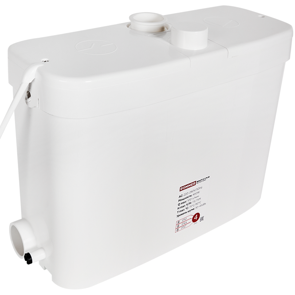 Канализационная насосная установка ROMMER BIOLIFT S-3 PLUS, 3х40 мм