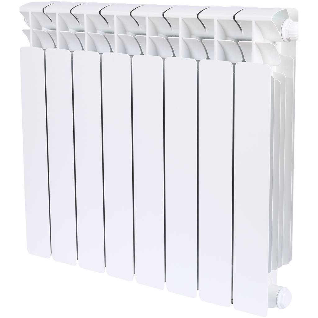 Радиатор биметаллический RIFAR BASE VENTIL 500 BVR 7 секций нижнее правое подключение (белый RAL 9016). Фото 0