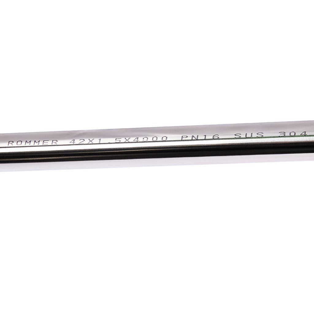 Труба в штангах ROMMER из нержавеющей стали SUS 304, 42х1.5, 4 метра. Фото 2