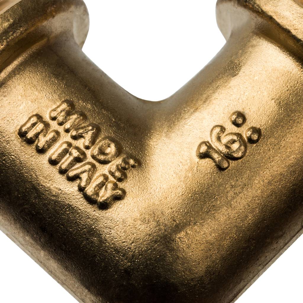 Угольник STOUT 90° 20 для труб из сшитого полиэтилена аксиальный. Фото 5