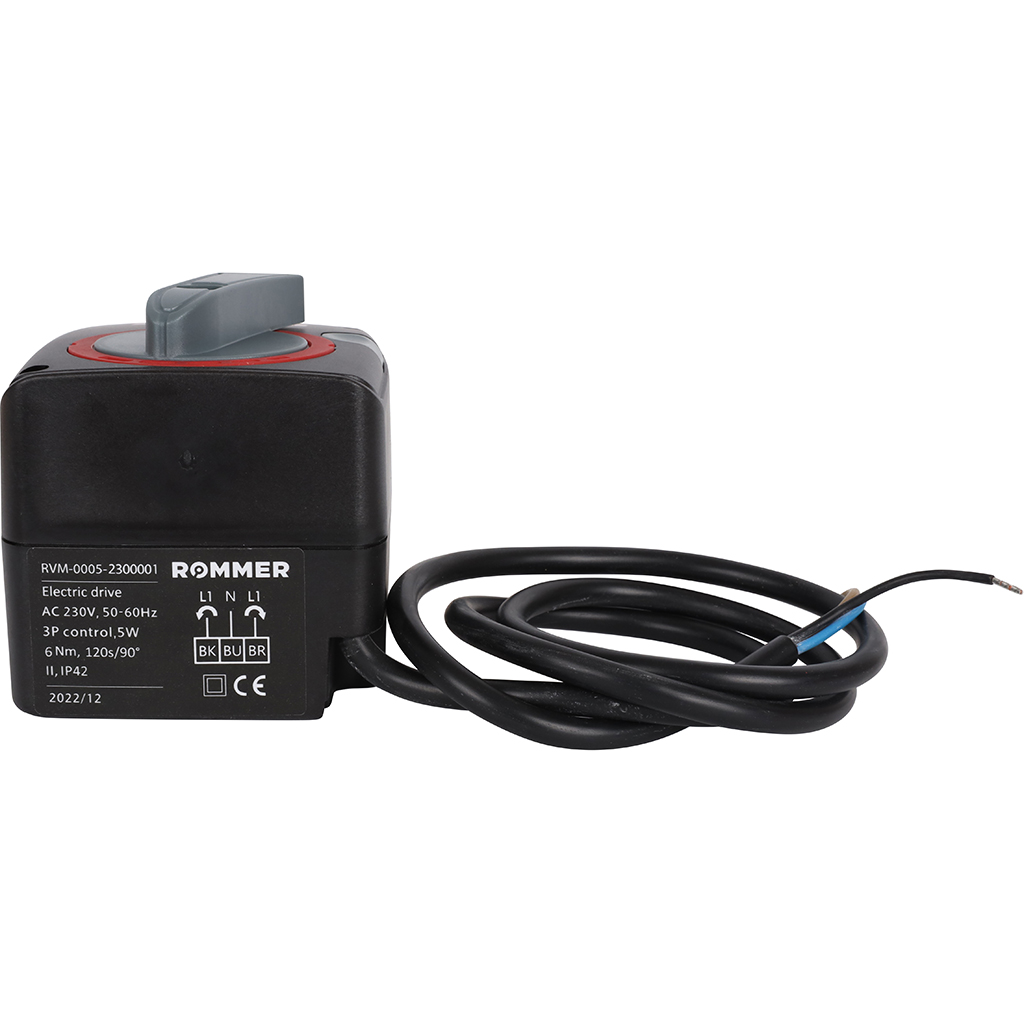 Сервопривод ROMMER RVM-0005 230 В 120 сек.. Фото 4