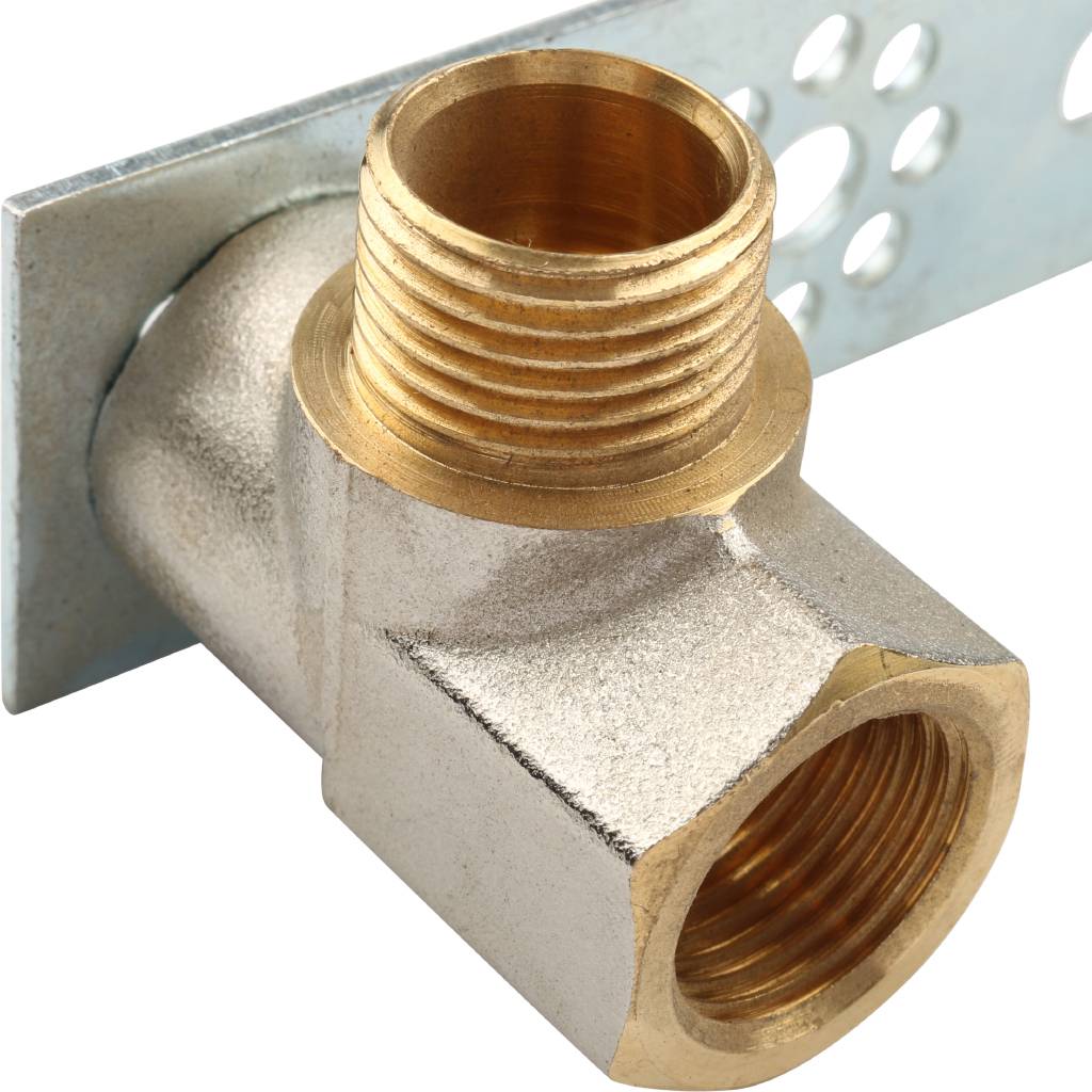 Арматура соединительная + Кронштейн универсальный TIEMME ATT. 1/2 (16) X 1/2 G. Фото 3