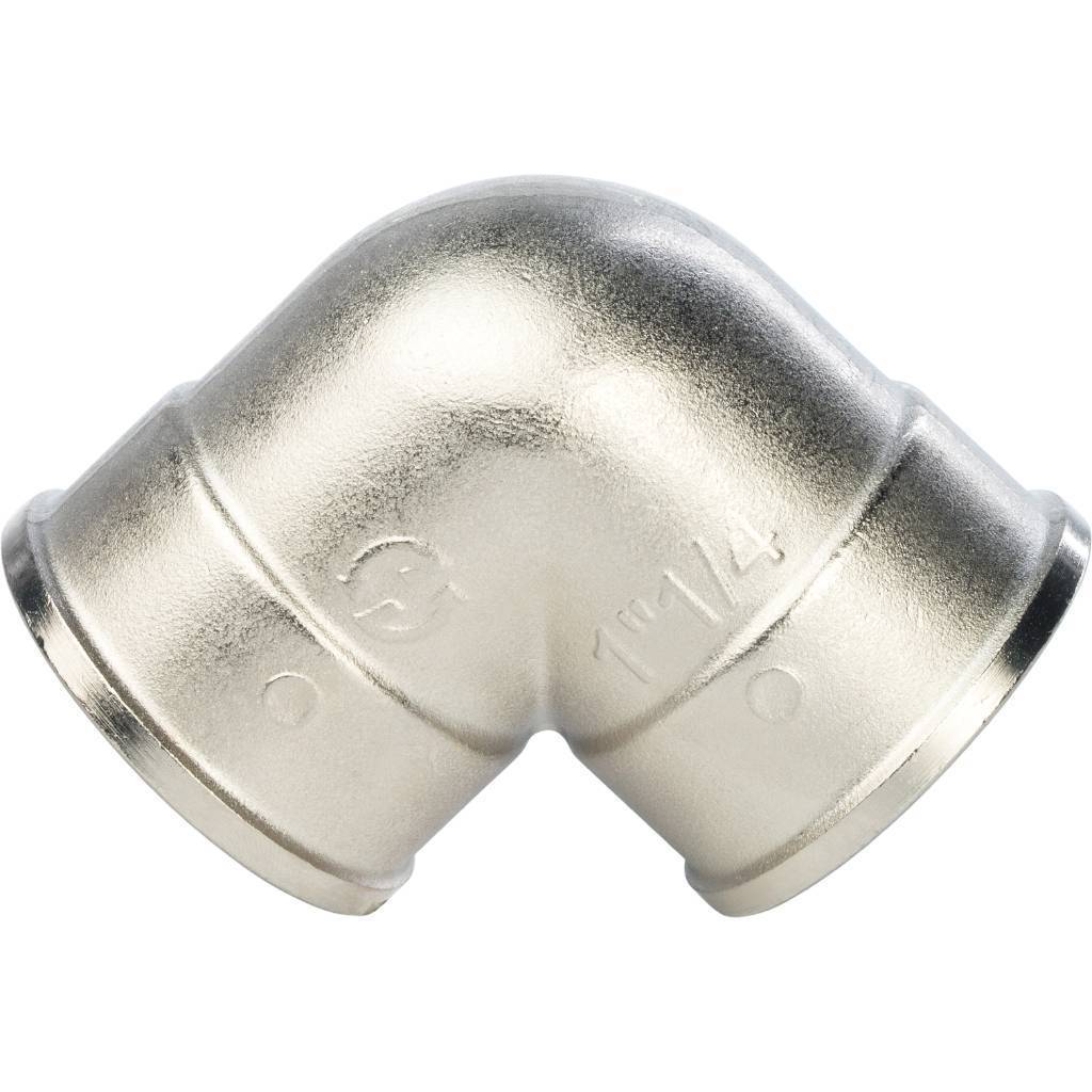 Угольник STOUT ВВ никелированный 1 1/4. Фото 3