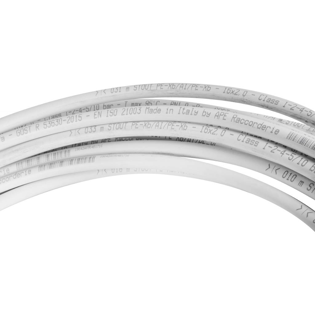 Труба STOUT PEX/al/PEX 16х2,0 (неполная бухта 20-39 метров). Фото 2