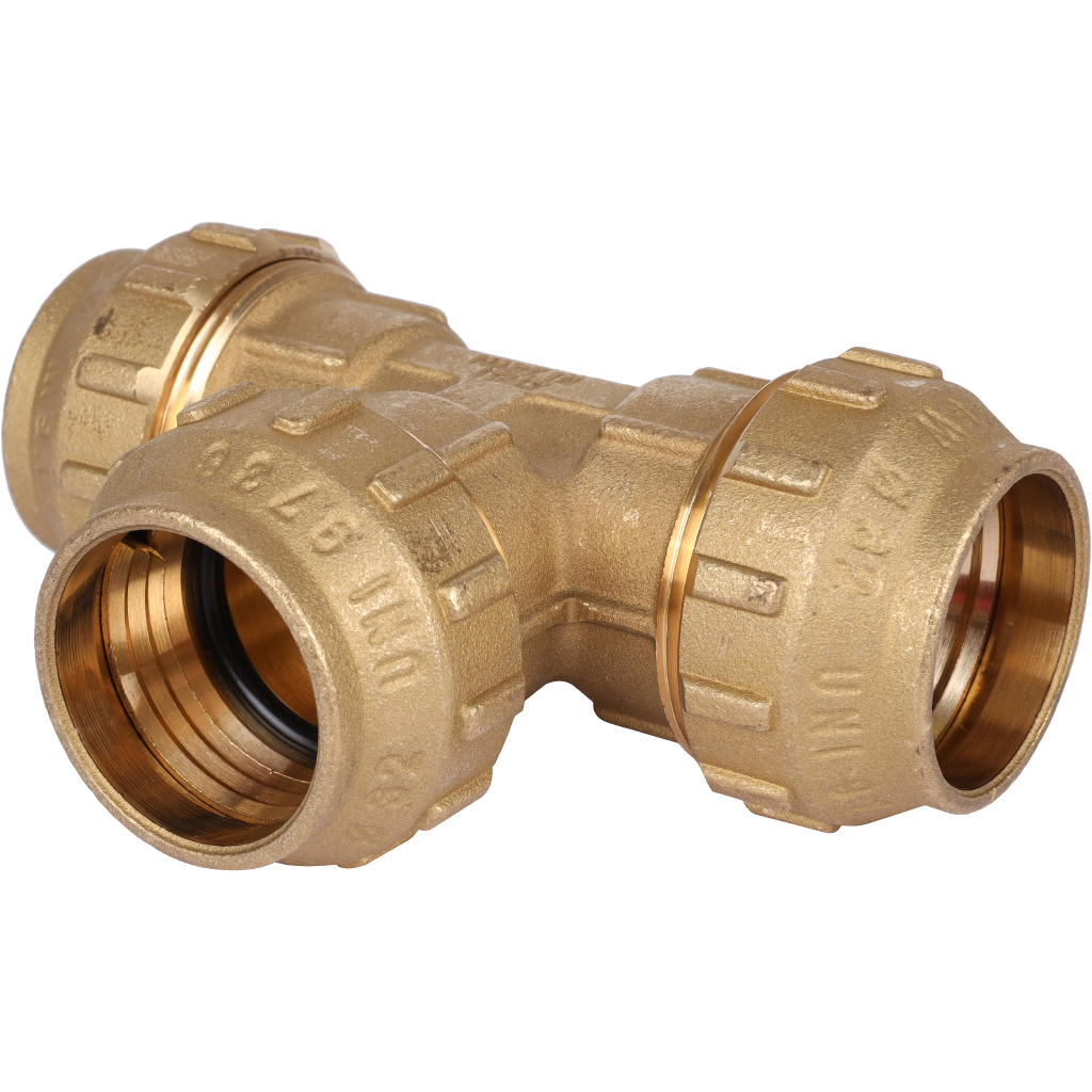 Тройник TIEMME 32х32х32 для труб ПНД винтовой