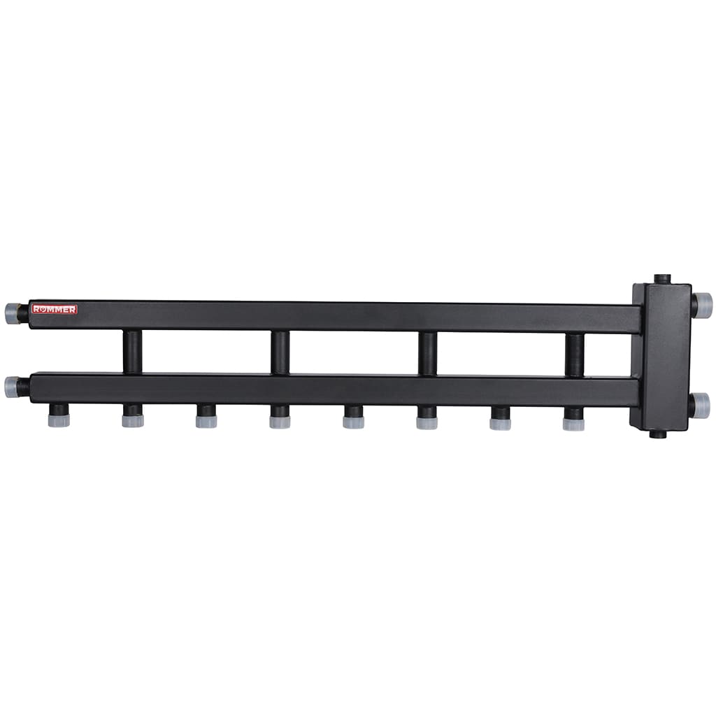 ROMMER RDG-0060-014045 ROMMER Коллектор (дублер рядный) с гидроразделителем на 4+1 контура до 60 кВт. Фото 1