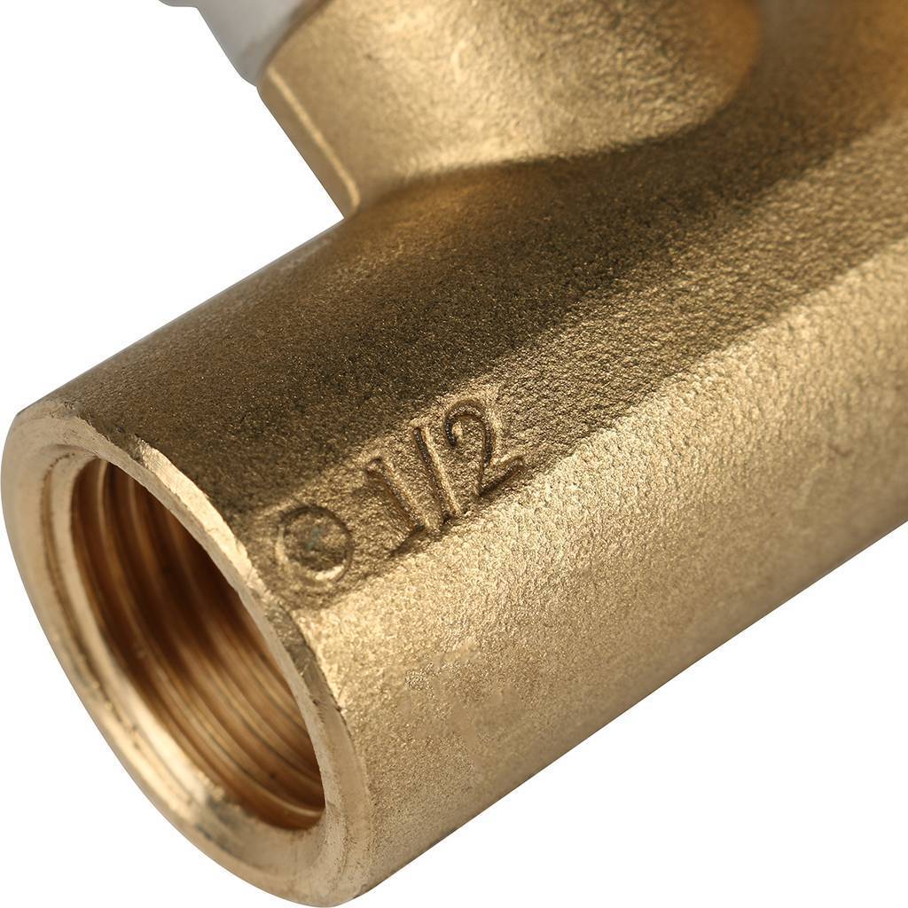 Угольник STOUT настенный с креплением удлинённый 1/2 х20 для металлопластиковых труб прессовой. Фото 6