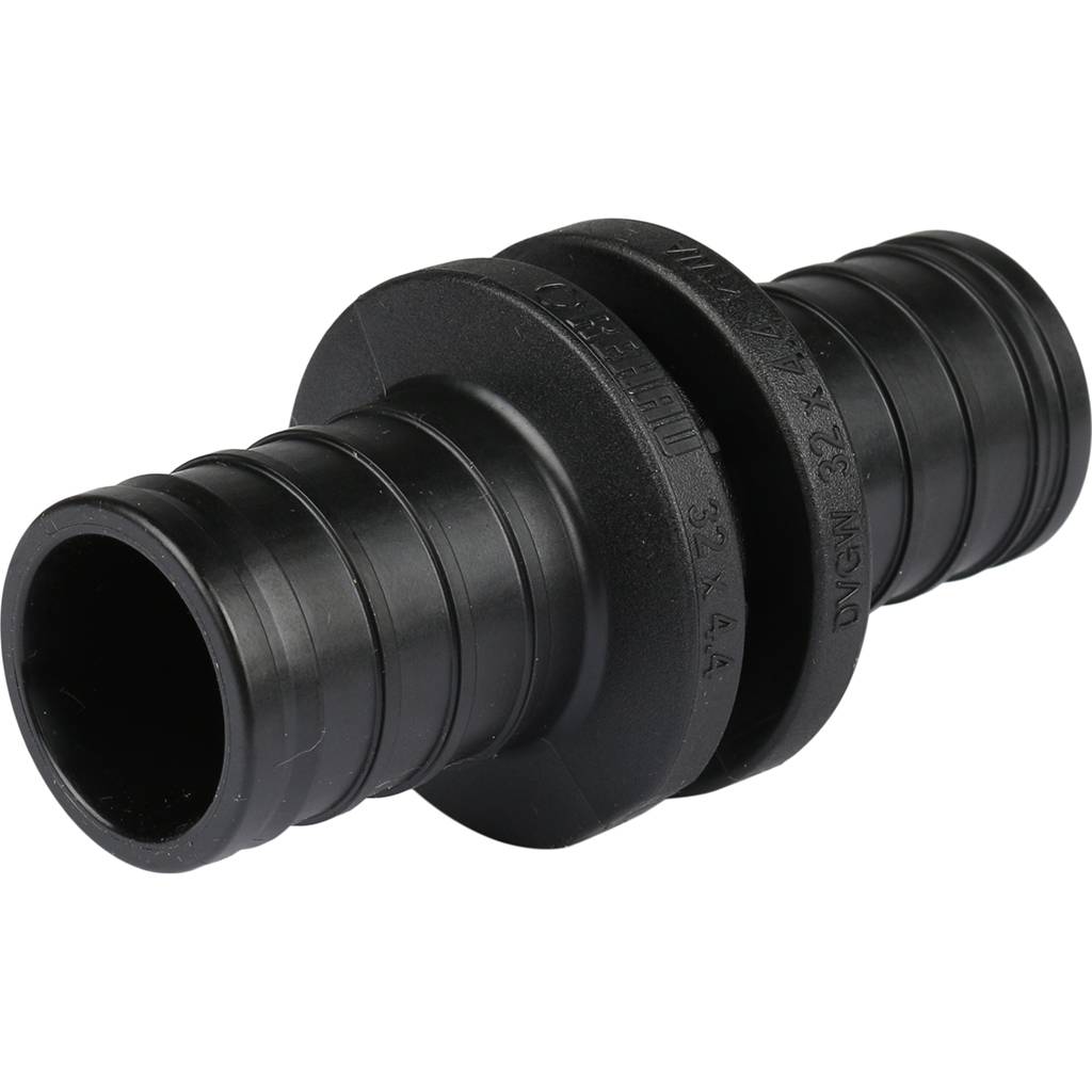 Муфта соединительная РЕХАУ RAUTITAN равнопроходная 32-32 PX для труб из сшитого полиэтилена аксиальный