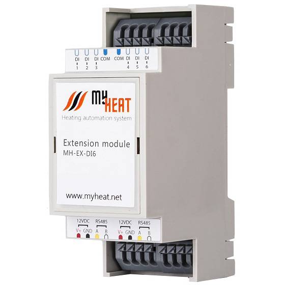 6298 MYHEAT Дискретный блок расширения MY HEAT DI6. Фото 0