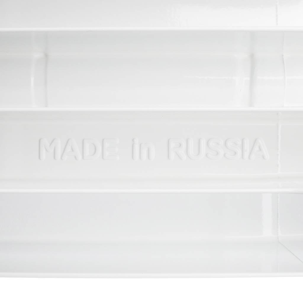 Радиатор биметаллический STOUT Space 500 14 секций боковое подключение RAL9016. Фото 6