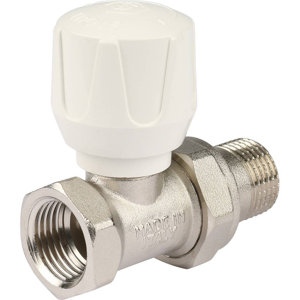 Клапан ручной терморегулирующий STOUT SVR прямой 1/2. Фото 3