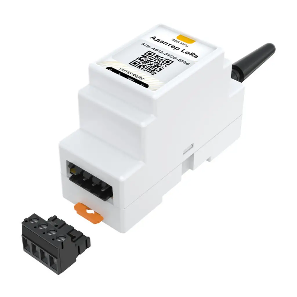 ec01096 (ec01040) Ectocontrol Адаптер для датчиков LoRa, DIN, RS485 (Modbus). Фото 6
