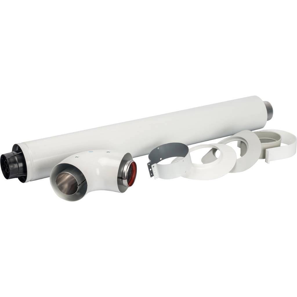 Комплект коаксиальный STOUT для прохода через стену DN60/100 (850 мм). Фото 0