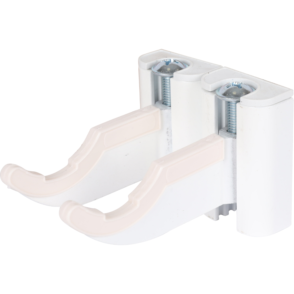 Комплект настенных регулируемых кронштейнов для радиаторов STOUT (2 шт.) RAL 9016