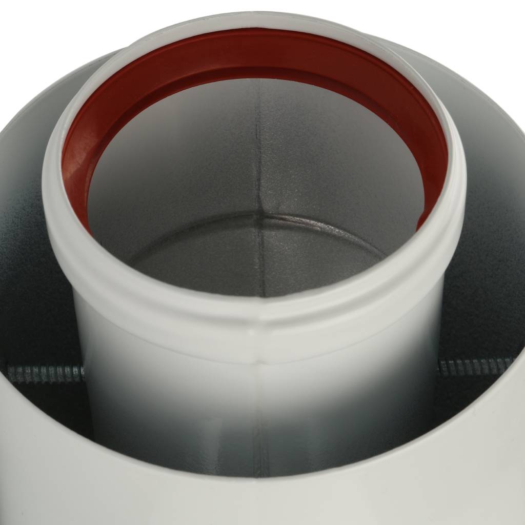 Адаптер для котла угловой STOUT DN60/100 90° коаксиальный (совместимый с Baxi,Viessmann). Фото 4