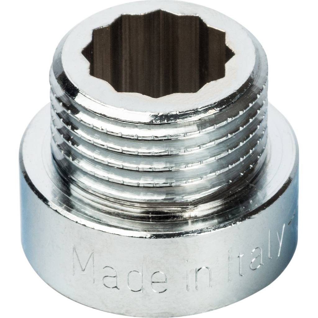 Удлинитель STOUT хромированный НР-ВР 1/2х10 мм (легкая версия). Фото 0