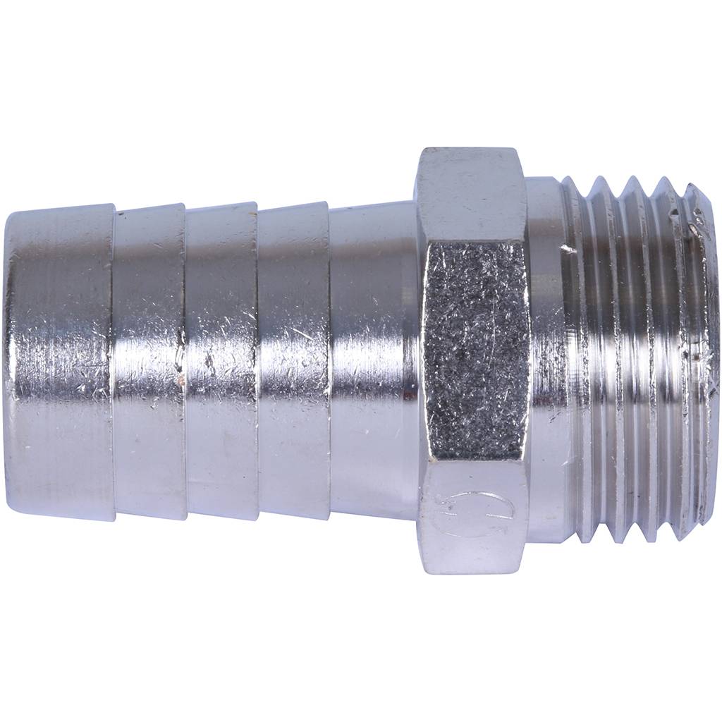 Штуцер STOUT НР никелированный 1/2 x18. Фото 4