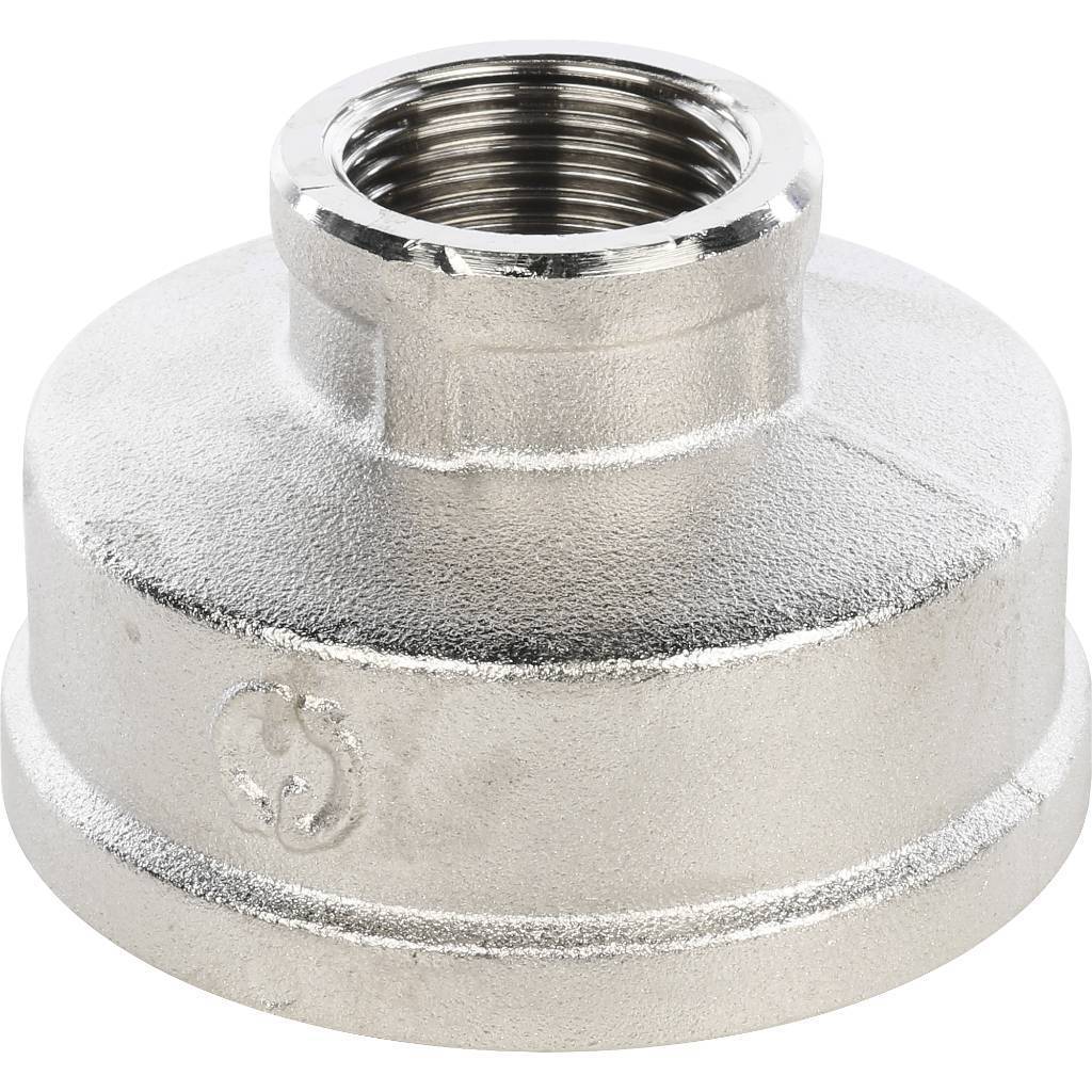 Муфта STOUT ВВ переходная никелированная 2 X3/4