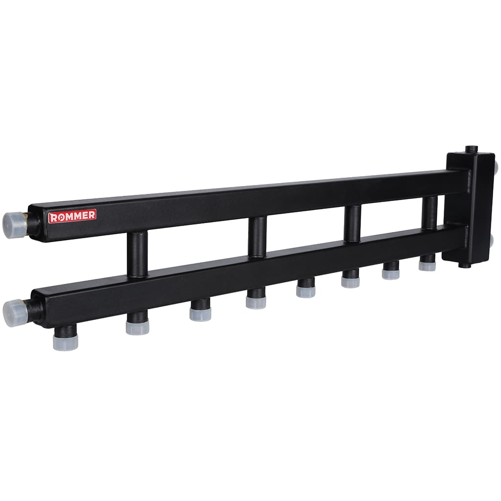 ROMMER RDG-0060-014045 ROMMER Коллектор (дублер рядный) с гидроразделителем на 4+1 контура до 60 кВт. Фото 0