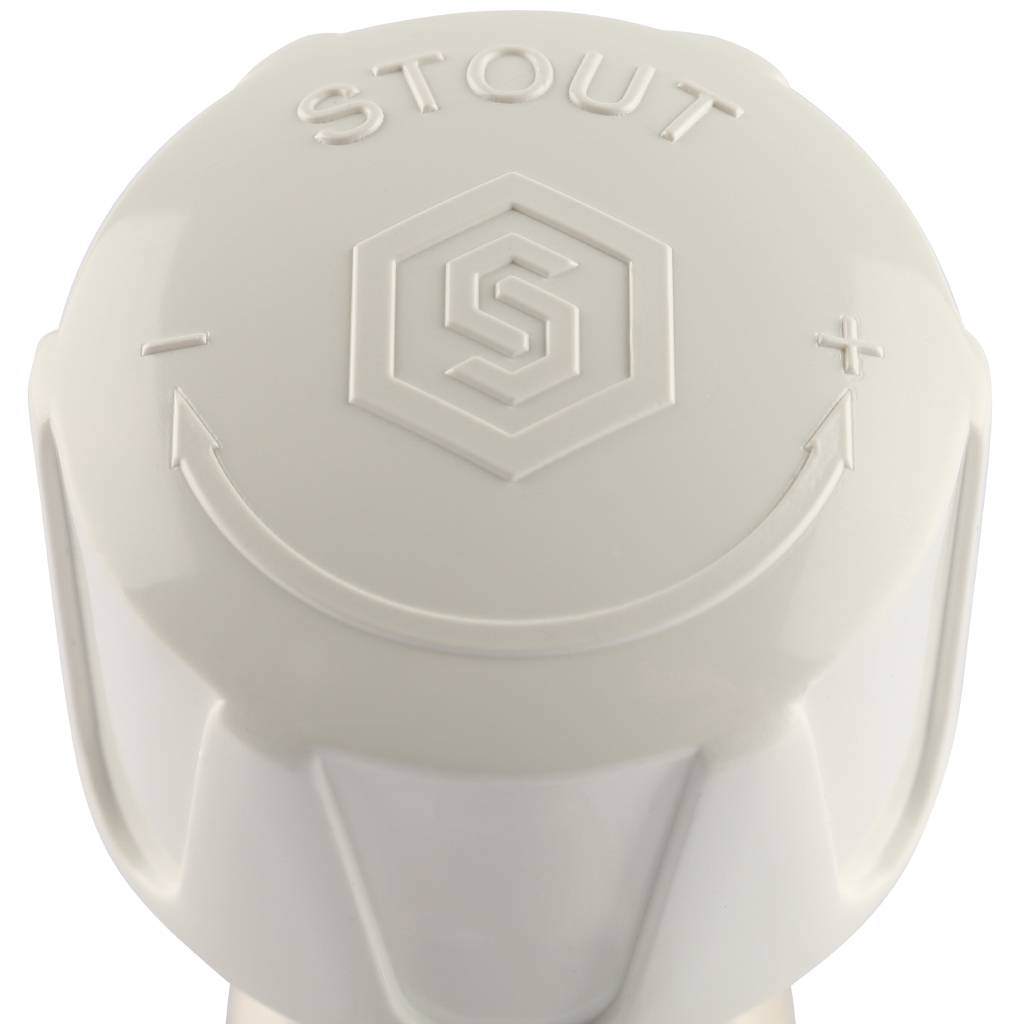 Клапан ручной терморегулирующий STOUT SVRs с неподъемным шпинделем, прямой 3/4. Фото 7