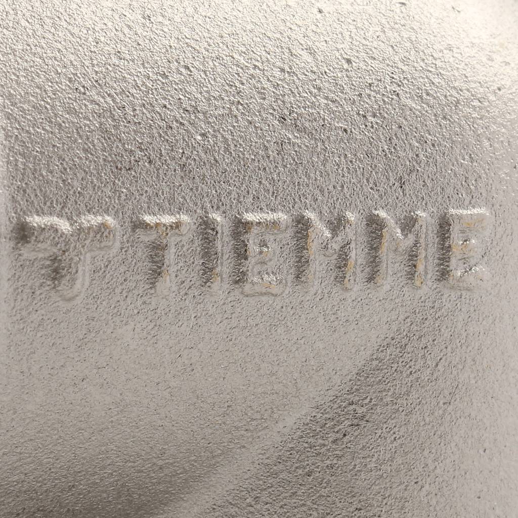 Угольник TIEMME ВВ никелированный 1х3/4 для стальных труб резьбовой. Фото 5