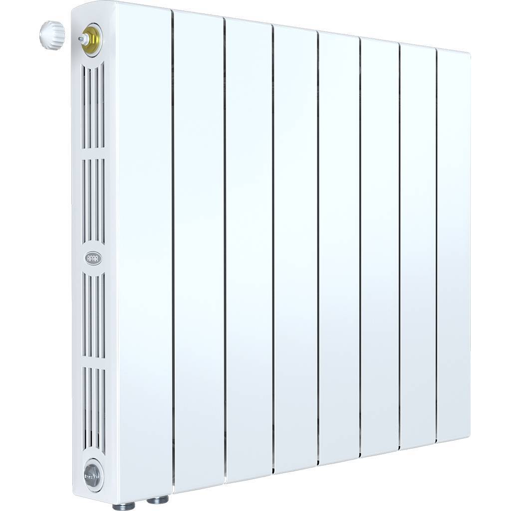 Радиатор биметаллический RIFAR SUPReMO VENTIL 500 SVL 8 секций нижнее левое подключение (белый RAL 9016)