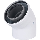 Коаксиальный отвод полипропиленовый Baxi 45°, диам. 80/125 мм, HT