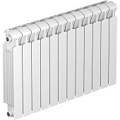 Радиатор биметаллический RIFAR MONOLIT 500 12 секций боковое подключение (белый RAL 9016)