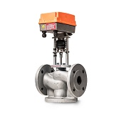 Клапан трехходовой смесительный регулирующий Теплосила TRV-3-80-80-110